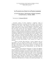 La filosofia del diritto in Pierre Legendre - I-LEX