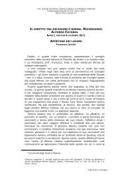 il diritto tra decisione e norma. ricordando alfonso catania ... - I-LEX