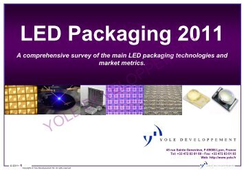 LED Packaging 2011 - I-Micronews