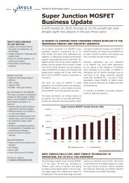 Super Junction MOSFET Business Update - I-Micronews