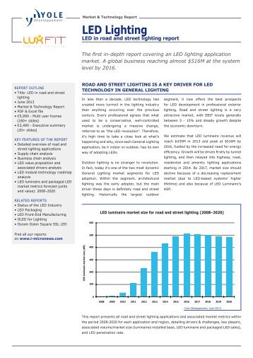 LED Lighting - I-Micronews