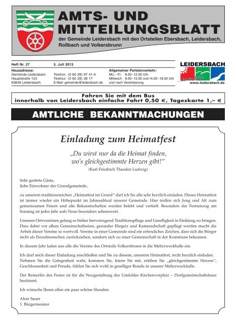 Amts- und Mitteilungsblatt 2013_07_05 - Leidersbach