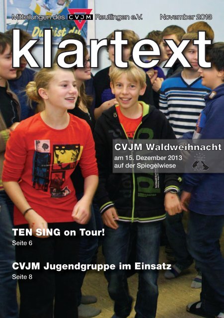 Klartext November 2013 als PDF zum Herunterladen - CVJM ...