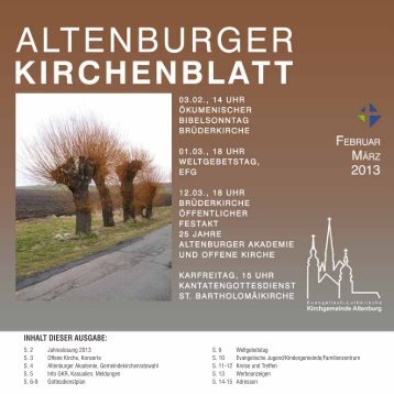 Feb/MÃ¤r 2013 - BrÃ¼derkirche