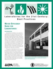 Water Efficiency Guide for Laboratories; Laboratories for the ... - I2SL