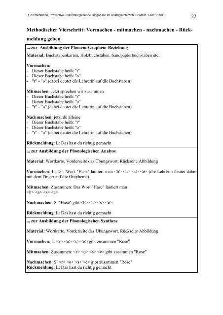 Handreichung zum Workshop - Pädagogische Hochschule Steiermark