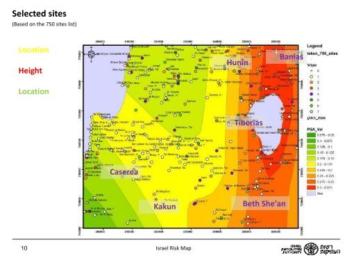 The Cultural Heritage Risk Map â Israel