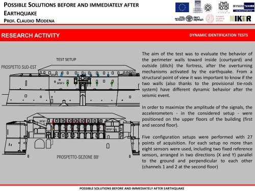 possible solutions before and immediately after earthquake ...