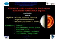 Estudio de la alta atmÃ³sfera de Venus con el instrumento VIRTIS ...