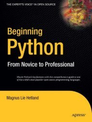 Beginning Python - From Novice to Professional