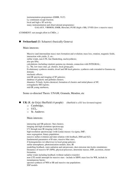 Notes - Instituto de AstrofÃ­sica de AndalucÃ­a