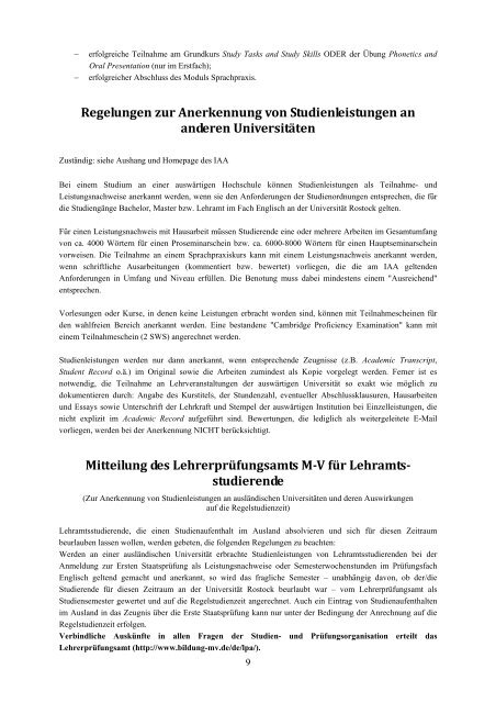 Wintersemester 2011/12 - Institut fÃ¼r Anglistik/Amerikanistik ...