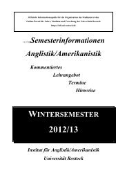 Wintersemester 2012/13 - Institut fÃ¼r Anglistik/Amerikanistik ...