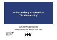 Cloud Computing - IAAS - UniversitÃ¤t Stuttgart