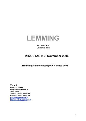 LEMMING - Polyfilm