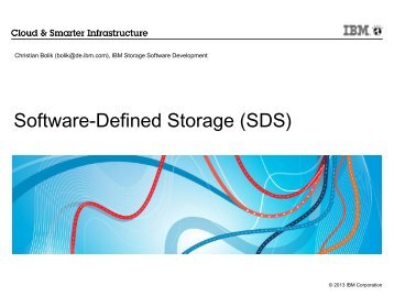 Software-Defined Storage (SDS): Market Overview and IBM ... - IAAS