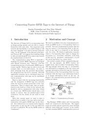 Connecting Passive RFID Tags to the Internet of Things