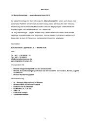 Programmheft MigrantInnentage 2013 (application/pdf ... - Bremen