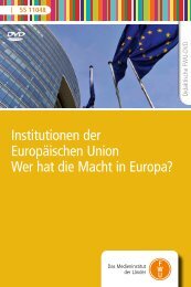 Institutionen der EuropÃ¤ischen Union Wer hat die Macht in ... - FWU