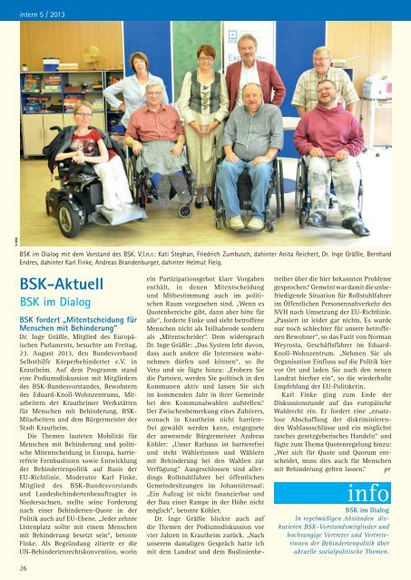 download BSK intern 5-13 - Bundesverband Selbsthilfe ...