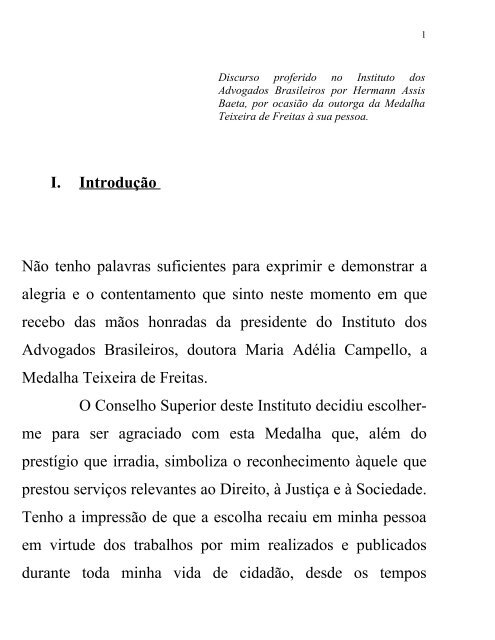 PDF) Proposta de tradução do Discurso em agradecimento ao povo