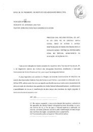 Parecer do Dr. Dr. Bernardo Anastásia Cardoso de Oliveira da ...