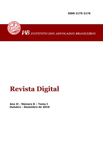 Revista Digital - Instituto dos Advogados Brasileiros