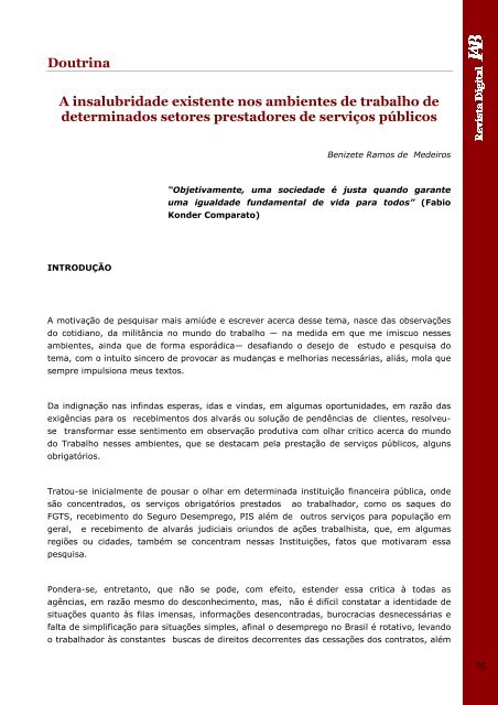 Revista Digital - Instituto dos Advogados Brasileiros