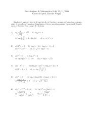 23/11/2005: Esercizi su equazioni e disequazioni esponenziali e ...