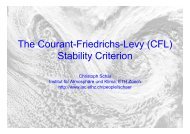 The Courant-Friedrichs-Levy (CFL) Stability ... - ETH - ETH Zürich