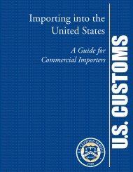 Importing into the United States - Indo-American Chamber Of ...