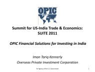 OPIC In India