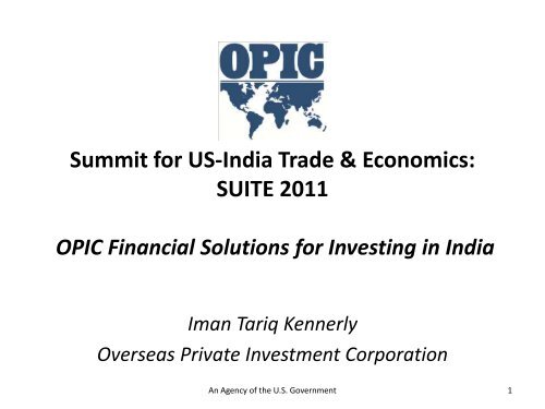 OPIC In India
