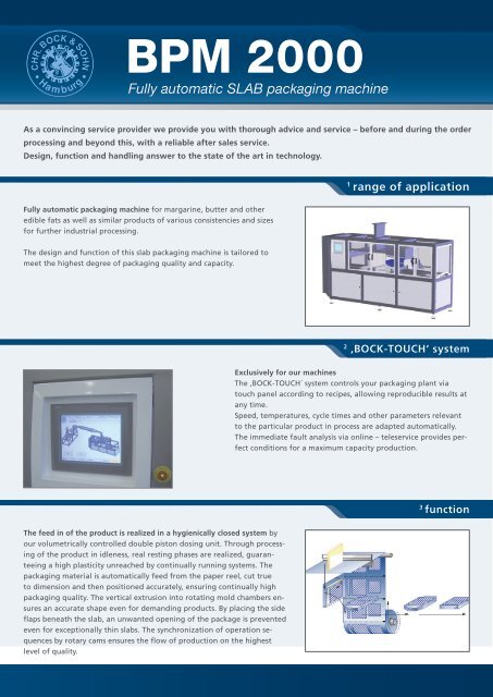 BPM 2000 - CHR. BOCK & SOHN