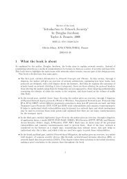 Introduction to Network Securityâ by Douglas Jacobson Taylor ...