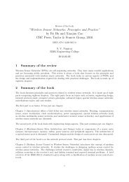 Wireless Sensor Networks: Principles and Practiceâ by Fei Hu and ...