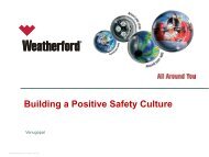 Building a Positive Safety Culture - IADC