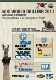 IADC WORLD DRILLING 2010