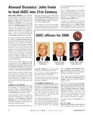 Atwood Oceanics' John Irwin to lead IADC into 21st Century