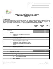 iadc hse rig pass orientation program employee assessment checklist