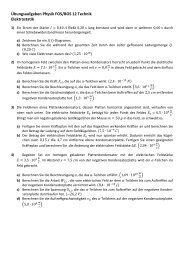 13 Elektrostatik I (pdf) - FOS BOS Weiden