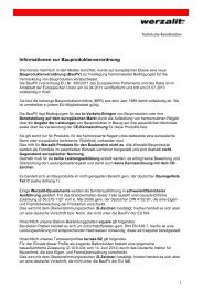 PDF | WERZALIT â€“ Informationen zur Bauproduktenverordnung