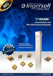 Klemmhalter und Mini-ISO-Drehwendeplatte - Ingersoll IMC