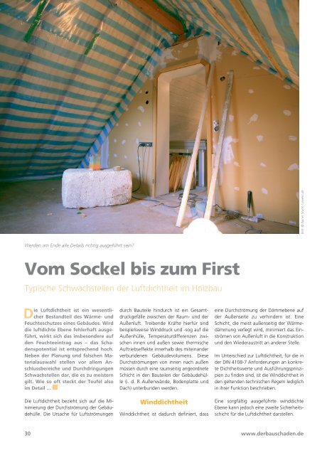 Vom Sockel bis zum First - Medienservice Architektur und Bauwesen