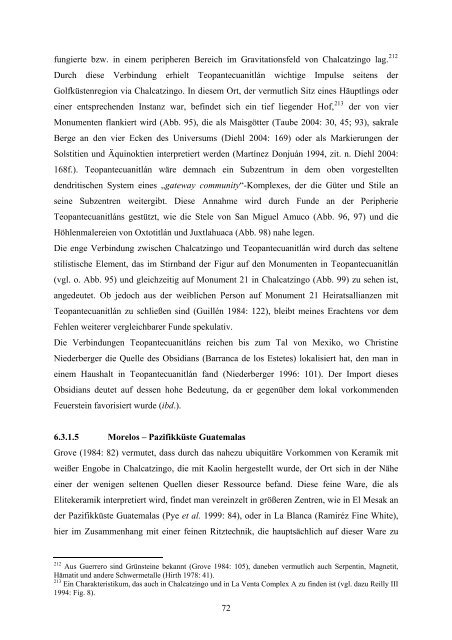 Regionale Siedlungshierarchien und interregionaler Austausch