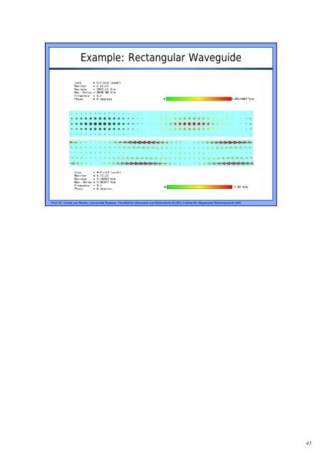 Institut für Allgemeine Elektrotechnik, Uni Rostock - Universität ...