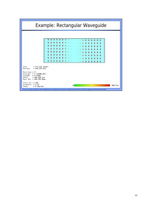 Institut für Allgemeine Elektrotechnik, Uni Rostock - Universität ...