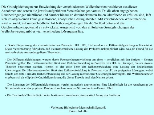 Wellentheorie - Institut für Allgemeine Elektrotechnik, Uni Rostock