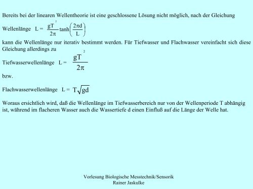 Wellentheorie - Institut für Allgemeine Elektrotechnik, Uni Rostock