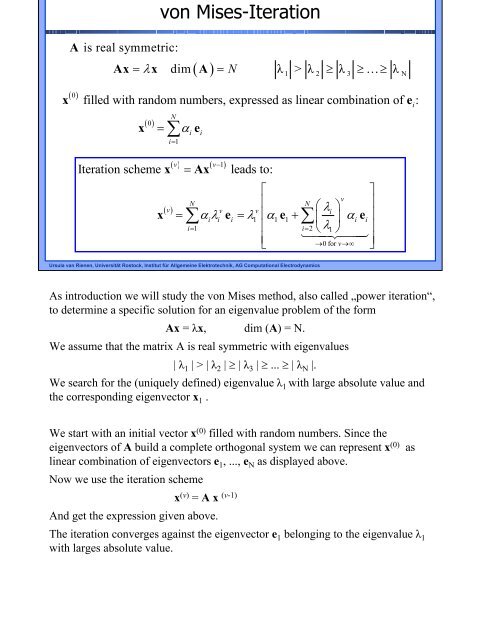 Curl-Curl-Eigenvalue Equation - Institut für Allgemeine ...